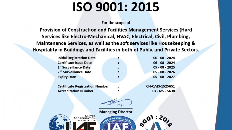 ISO CERTIFICATION